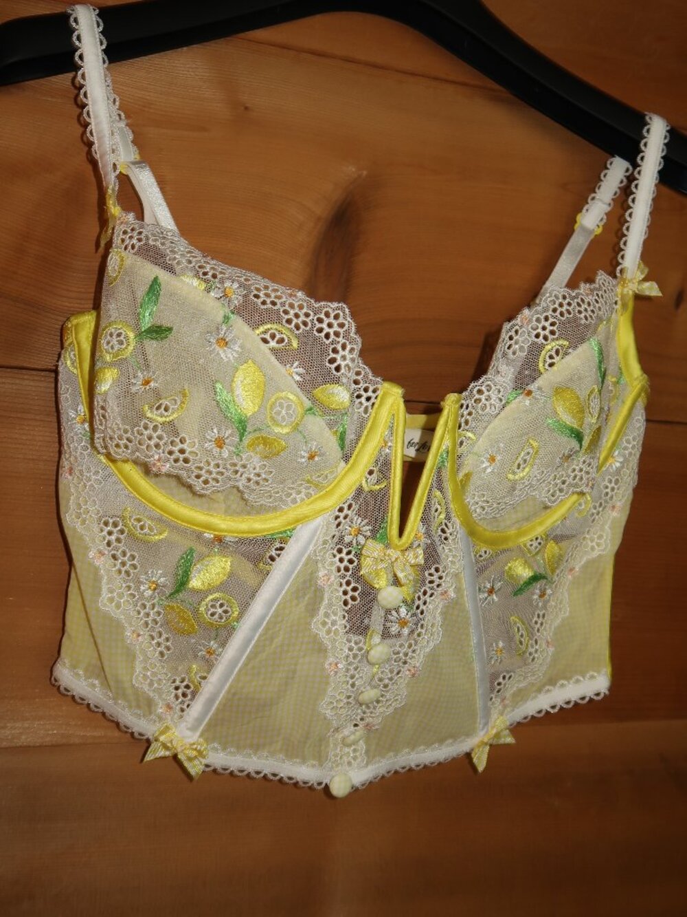 LIKE NEW For Love & Lemons Lemon Corset Top - Picture 2 of 10